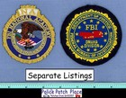 Fbi National Academy Quantico Virginia Federal School Campus Police Patch 1e
