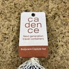 Cadence Travel Capsules Bodycare  Capsule Set 2 - 2 75 Fl Oz - New Free Shipping