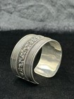 Unique Design Handmade Vintage Adjustable Silver Cuff Bangle Bracelet