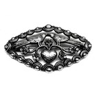 Antique Vtg German austrian 800 Silver Arts   Crafts Lovebirds Brooch Victorian