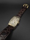 Lyceum Vintage 1940s 21j 10k Gold-filled Tank Seconds-hand Sub Dial Watch