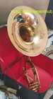 Sousaphone Tuba 22 bell Pure Brass Metal In Gold Polish  Mouthpc case  free Ship