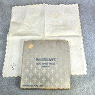Ladies Handkerchiefs Lot 10 Embroidered Lace Mastercraft Linen Flawed Box