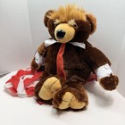Authentic Trump Trumpy Bear Deluxe Plush Trump Bear With Pack Away American Flag