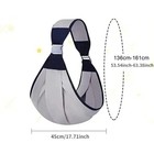 Multifunction Baby Carrier Ring Sling Ergonomic Toddler Wrap