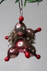 Antique Vintage Glass Beads Atomic Star Tinsel Christmas Ornament Germany