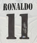 Ronaldo Nazario Signed Real Madrid Jersey  11 Brazil Beckett Witnessed