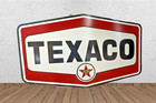 Texaco  Porcelain Enamel Heavy Metal Sign 36 Inches Double  Side