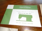 Vintage Sewing Machine Manuals 12 Singer 3 Kenmore   1 Blue Book See Description