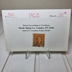 1903 Us Scott  310 50c Orange Thomas Jefferson Used Stamp Mystic Stamp Co