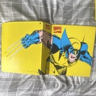 Marvel Wolverine 3-ring Binder Yellow Hardcover Marvel Comics 1994 