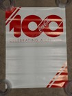 Vintage Coca Cola 100 Celebrating 100 Years Poster
