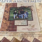 Deja Views Scrapbook Paper Vellum Collection 12 X 12  Fall Colors 8 Sheets Dh847