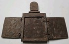 Antique Ethiopian Coptic Orthodox Traveling Stone Icon  Handcarved  2-sided