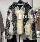 Zara New Woman Faux Fur Short Coat Zw Collection S m l 4360 258 330