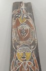 Papua New Guinea Mens Hut Wood Bark Painting