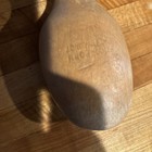 Primitive Wooden Foot Form Shoe Mold 1907 child Size 5 5  Vintage Antique
