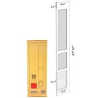 Dog Door For Sliding Glass Door  Doggie Door Insert With Magnetic Closing Lat   