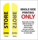 15ft Full Color Custom Swooper Advertising Flag Feather Banner With  Hardware