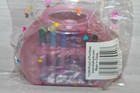 Vintage Lisa Frank Tiny Crayons In Purple Plastic Purse Case New
