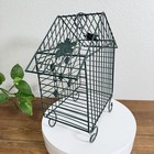 Vintage Green Decorative Bird Cage House Green