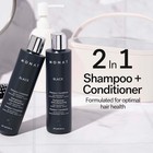 Monat Black 2-in-1 Shampoo   Conditioner Cleanses  Conditions  And Strengthens H