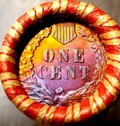 Sealed Vintage Wheat Cent Roll Au bu Indian wheat Ends  Estate Unsearched  Read 