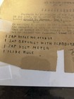 Great   Original Ww2 1st Cavalry Division 271st Field Artillery Capture Paper