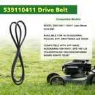 2 Pack 1 2 x56  Lawn Mower V-belt 539110411 110411 Drive 539110411 1 2 x56  