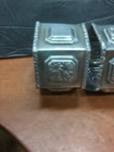 Antique Leonard Wilson Coin Silver  Philadelphia 1850 Reposse  Panel Napkin Ring
