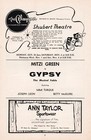 13 Year-old Bernadette Peters  gypsy  Stephen Sondheim 1961 New Haven Playbill