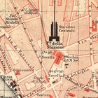 Florence 1888   Firenze Original Map Vintage City Plan Tuscany Italy