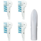 Sensitive Replacement Toothbrush Heads Compatible With Oral-b Cross Action Power