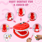 Toy Medical Kit For Kids 38 Pieces Doctor Dentist Pretend Play Set Case  pink 