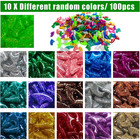 100pcs Colorful Cat Nail Caps Cat Soft Claws Nail Covers Comfortable Safe Xs
