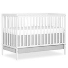 Dream On Me Synergy 5 In 1 Convertible Baby Crib White