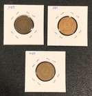  3 x Two 2 Cent Pieces 1864-1866 Collection Starter Set Lot All Different Dates