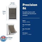 Petsafe Extreme Weather Aluminum Pet Door - Energy-saving Thermal