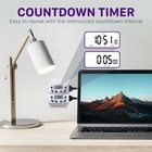 2x Indoor 7 Day 24hr Programmable Digital Wall Outlet Light Timer Plug In Switch