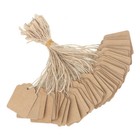 500pcs Price Tags With String Attached kraft Paper Hang Tags price Display Tags