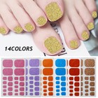 Diy Fashion Toe Nail Stickers Decals Wraps Nail Art Selfstick Women Convenient   