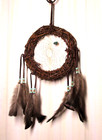 Native American Made Grapevine Dream Catcher  Dreamcatcher turquoise Coa 9   dc9