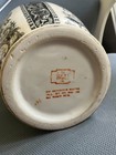 Vintage Black   White Decorative Vase     Oklahoma Import Co  - 12 In