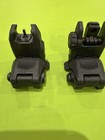 Magp - Mbus3 Sight Set Generation 3  - Mbuis Black Front   Rear Flip Up Sights