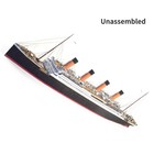 British Titanic Cruise Paper Model Ship Craft Model Diy Unassembled Decor 1 400