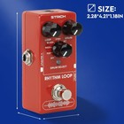 Strich Loop Guitar Pedal For Electric Guitar Bass With Drum Machine True Bypass