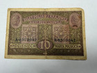 Poland 1917 Money Note Banknote 10 Marek Polskich V Banknot Z 1917 Roku 