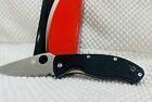 Spyderco Tenacious Folding Knife 3 38  8cr13mov Stainless Blade Black G10 Handle