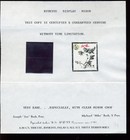 Ryukyu Islands Scott 99 Display Mihon Mint Stamp With Bush Cert    rare   