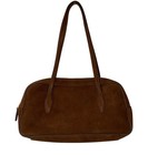 Madewell The Top-zip Shoulder Bag Leather Brown Suede Festival Minimalist Travel